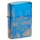 Zippo Accendino Zippo Harley-Davidson 360 Flames Blu Ad Alta Lucentezza 1
