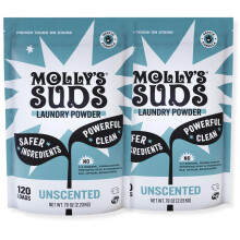 Molly's Suds Original Tvättmedelspulver | Ren Tvätt för Känslig Hud | Effektiva Ingredienser