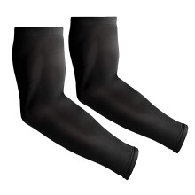 Kimasha 2 Paires Manchons de Protection Solaire pour Hommes & Femmes, Manchon de Tatouage, UPF 50 pour Sport (Noir-2 Paires)