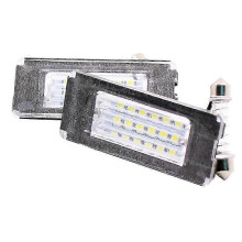 Geen foutmeldingenset voor kentekenplaatverlichting van Mini Cooper R56, 2 LED-lampjes