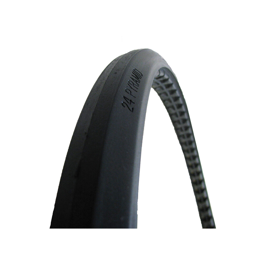 The Aftermarket Grou The Aftermarket Group Wheelchair Tire, Low Profile Urethane Foam, Pyramid Shape, Grey, 24" X 1", Tag141001
