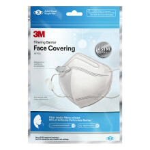 3M Filtering Barrier Face Covering, Good For Crowded Places, Helps Reduce Airborne Particulate Exposure, AFFM-3, One Size, 3 Pack
