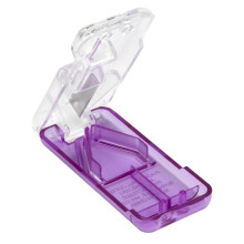 EZY DOSE Cortador y Divisor de Pastillas con Dispensador, Corta Pastillas Grandes, Pequeñas y Muy Pequeñas