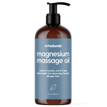 Magnesium Massage Olie voor Pijnlijke Spieren, Voeten, Gewrichten en Krampen, 8 fl oz van M3