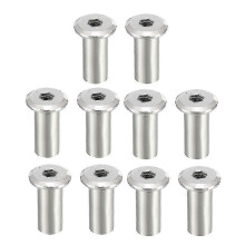 Vložné puzdro s čapom na nábytok, šesťhranná matica M8x20mm, 10 ks