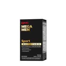 GNC Mega Men Sport Multivitamine Caplets, Atleet Prestatie Voeding, Spierfunctie, Wetenschappelijk Bewezen