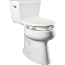 Bemis Assurance 3" Erhöhter Toilettensitz für Senioren, Clean Shield Guard, sichere Scharniere, elongated, weiß