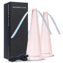 Ventilateur de table Modern Lyfe - Alimentation USB ou piles AA - Chasse-mouches pour repas en extérieur