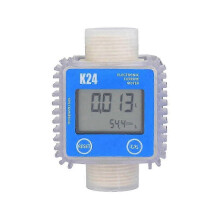 Flow Meter for Sea Water and Chemicals, Digital LCD K24 Fuel Gauge