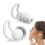 Bouchons d'Oreilles Réutilisables pour Dormir - Bouchons en Silicone Bloquant le Son 1