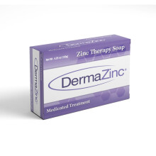 DermaZinc Terapisåpa, Zinksåpa för huden, Lindring av hudåkommor som Psoriasis, Dermatit, Eksem