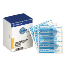 First Aid Only FAE-3040 SmartCompliance Nachfüllung Blaue metallnachweisbare Fingerbandagen, 20 Stück
