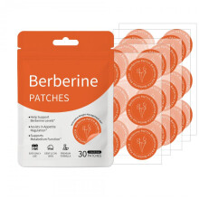 Berberine Body Care Patch Gentle Skin Care Daily Lightweight Convenient Adhesive Patch 30 Count