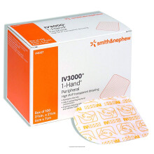 IV 3000 1 Main 2 3/8" x 2 3/4" Pansement Adhésif Transparent [4007] 100 unités