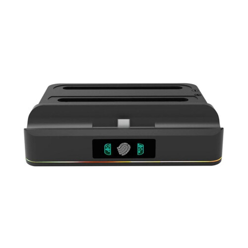 For Switch2//Oled Charging Stand Charging Dock Station RGB Light 2 Joy Con Controllers Charging Station