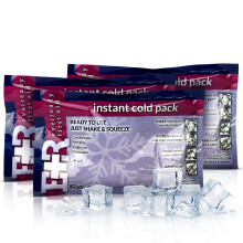 Ever Ready First Aid Disposable Cold Compress - Instant Ice Pack for Injuries, Swelling & Pain Relief - 4.5" x 7" - FSA/HSA Eligible - 3 Pack