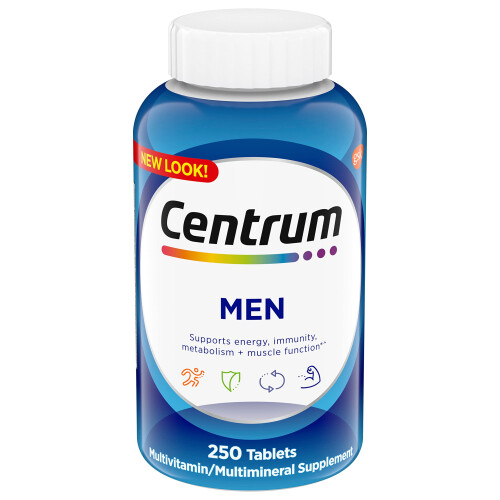 Centrum Centrum Multivitaminico per Uomini, Supplemento con Vitamina D3, Vitamine B e Antiossidanti