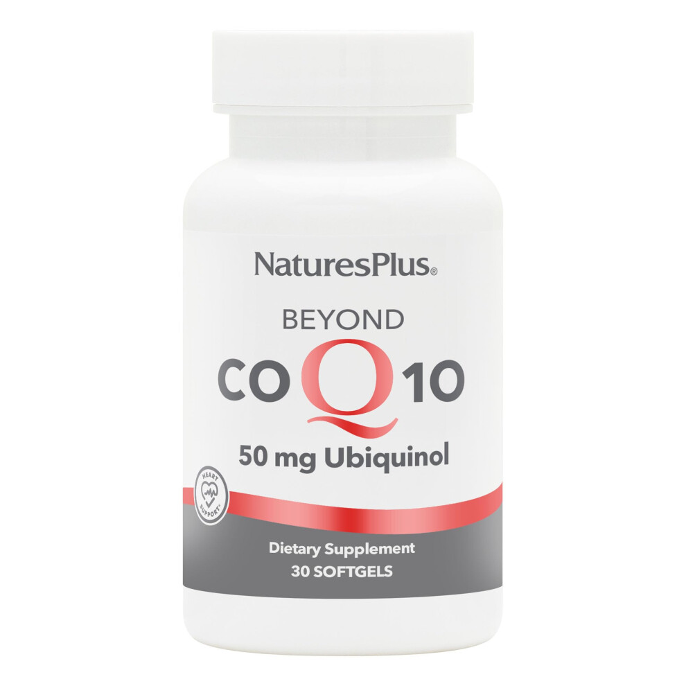 Naturesplus Beyond Coq10 50 Mg - 30 Softgels - Provides High-Strength Ubiquinol - Supports Overall Well-Being - 30 Servings