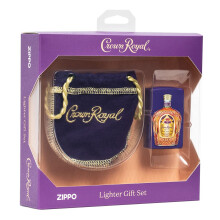 Zippo Ensemble Cadeau Briquet Poche Purple Matte Crown Royal