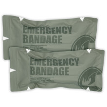 RHINO RESCUE 6" Israeli Style Emergency Bandage, Compression Trauma Wound Dressing, Medical Sterile Vacuum Sealed, Combat Tactical First Aid Kit IFAK
