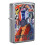 Zippo Zippo Gaming Flame Logo Design Black Matte Pocket Lighter 1
