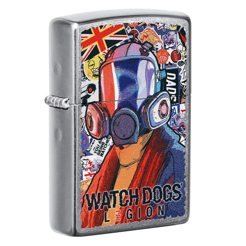 Zippo Zippo Gaming Flame Logo Design Black Matte Pocket Lighter
