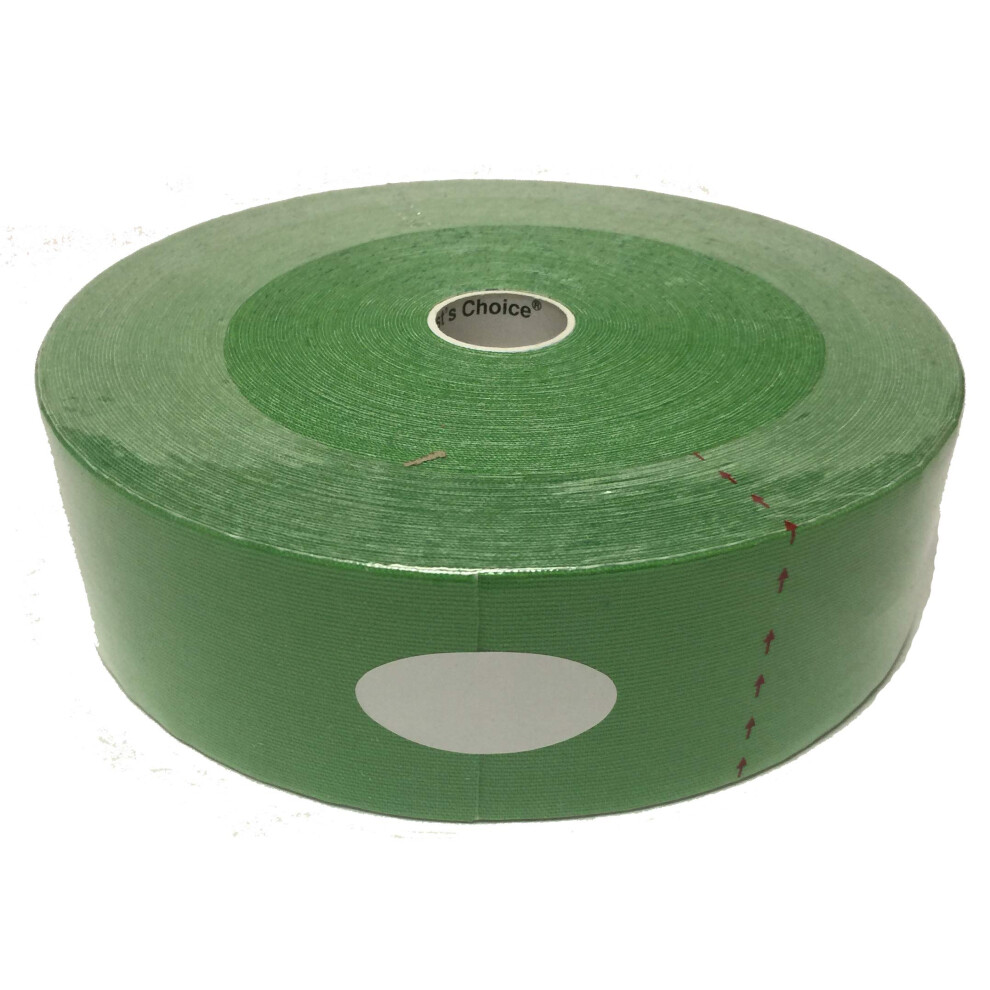 Therapist's Choice Kinesiology Tape Bulk Roll (2-Inch X 105-Feet) (Hot Green)