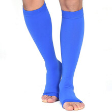 Knee High Compression Stockings, Firm Support 20-30 mmHg Opaque Maternity Pregnancy Compression Socks, Open-Toe, Ankle & Arch Support, Swelling, Varic