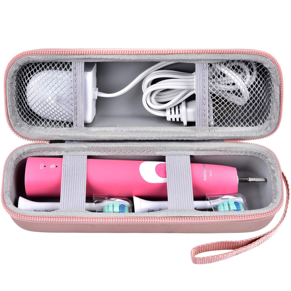 Gwcase Toothbrush Travel Case Compatible With Oral-B Pro 1000 2000 3000 3500 5000 7500/ For Philips Sonicare Protectiveclean 4100 6100 5100 6500 7500 Recharg