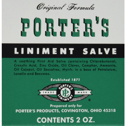 Porter's Liniment Salbe, 2 Stück