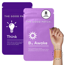 The Good Patch Set Duo Hustle, Patches Naturali B12 con Caffeina e Vitamina B12 per Energia e Concentrazione