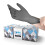Gants Jetables Nitrile Grise XS Hand-E Touch - 200 Compte, Sans Latex 1