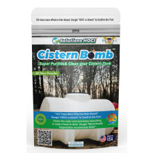 Solutions HOCL Power Clean met HOCL Cistern Tank Cleaner - Super reinigt uw Cistern (100 Gram - Behandelt 5.000 Gallons)