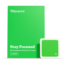 Bio-Frequency Patch for Focus | Vibrants Stay Focused Patch | Sample Pack of 7 Focus Patches