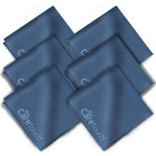 Care Touch Microvezeldoeken, 6 Stuks - Voor Brillen, Lensen, Telefoons, Schermen, Delicate Oppervlakken -