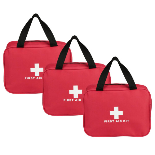 AOUTACC 3 Pacchetti Borsa Vuota Primo Soccorso, Leggera e Compatta per Emergenze