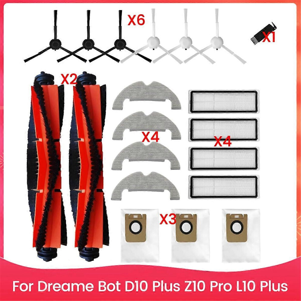 For Dreame Bot D10 Plus Z10 Pro L10 Plus Main Side Brush Hepa Filter Edition 0617 6913222328521