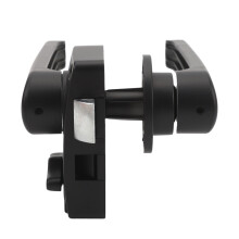 Bathroom Door Latch for RV Matte Black Lock