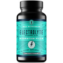 KEY NUTRIENTS Compresse Elettrolitiche, 200 Capsule, Compresse di Sale per Disidratazione