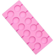 Silicone Lollipop Sticks Mould Tray Chocolate Fondant Baking Mold Edition 0617