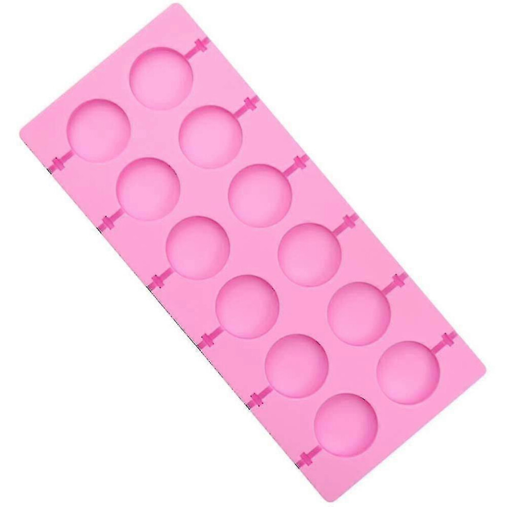 Silicone Lollipop Sticks Mould Tray Chocolate Fondant Baking Mold Edition 0617