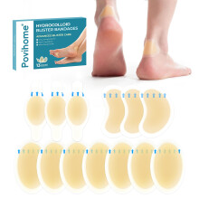 Povihome Gel Blasenpflaster - Wasserfeste Hydrocolloid-Pflaster für Fuß, Zehe & Ferse