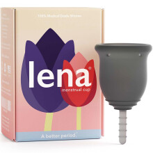 Coppa Mestruale Lena, Alternativa Riutilizzabile a Assorbenti e Tamponi, Cura Femminile, Silicone