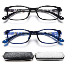 EYEURL Occhiali da lettura leggeri con protezione luce blu - 2 paia, lettori per computer, TR90