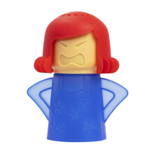 Aivwis Angry Mom Pulitore per Microonde, Pulitore a Vapore Mad Mama, Aggiungi Aceto e Acqua, Pulisce in Minuti (Blu)