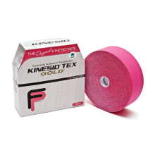 Kinesio Taping - Elastisk Terapeutisk Atletisk Tejp Tex Gold FP - Bulk Roll - Röd - 2 tum x 103 ft