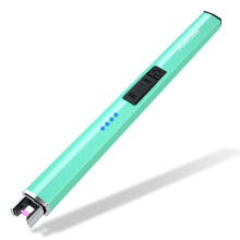 Accendino Elettrico Ricaricabile Senza Fiamma per Donne Accendini Plasma Arc USB Ricaricabile
