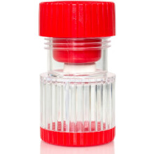 HealthSmart Triturador y Molinillo de Pastillas, Tritura Vitaminas y Tabletas, Hasta 2 Pastillas, Agarre Ergonómico, Rojo