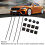 Car Radiator Fan Fixing Ties 2PCS ABS 1