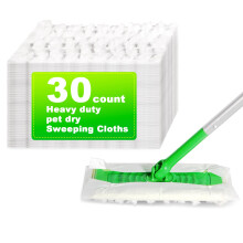 Vowanop Chiffons de Balayage Secs pour Serpillière Swiffer, Recharges Microfibres Jetables